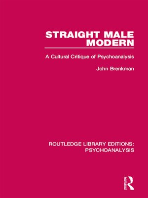 cover image of Straight Male Modern